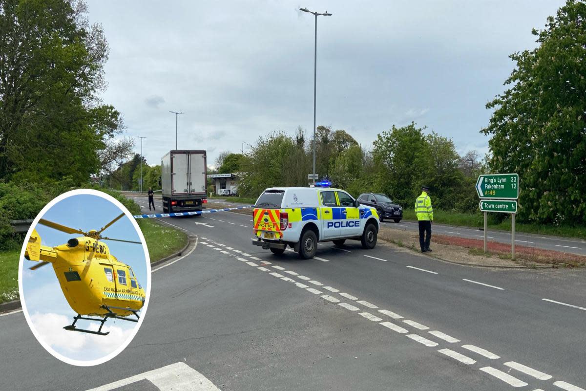 The incident happened on the A148 junction with Hempstead Road <i>(Image: Adam Baxter)</i>