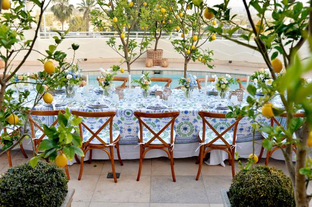 Aerin Lauder Hosts an Elegant Poolside Dinner in Los Angeles