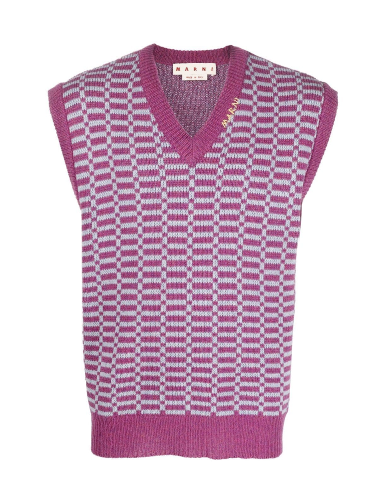 Marni V-neck Knitted Vest