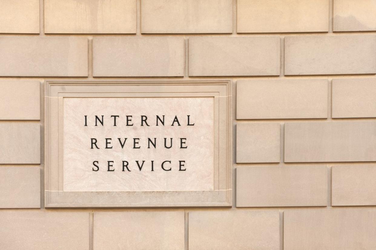 IRS sign