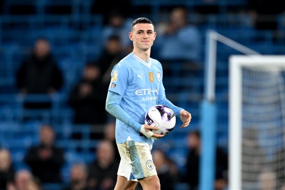 Phil Foden has performed in the absence of Erling Haaland (Getty Images)