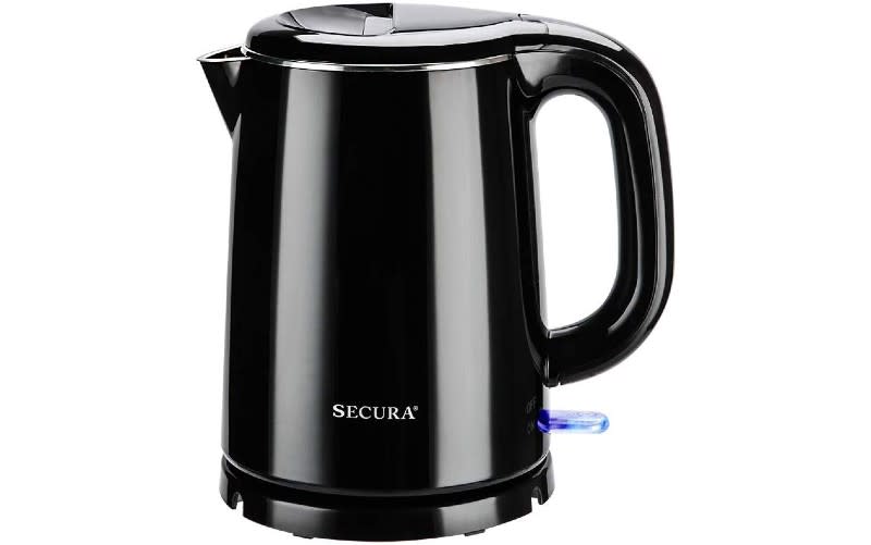 Secura SWK-1001DB Stainless Steel Double Wall Electric Kettle. (Photo: Amazon)