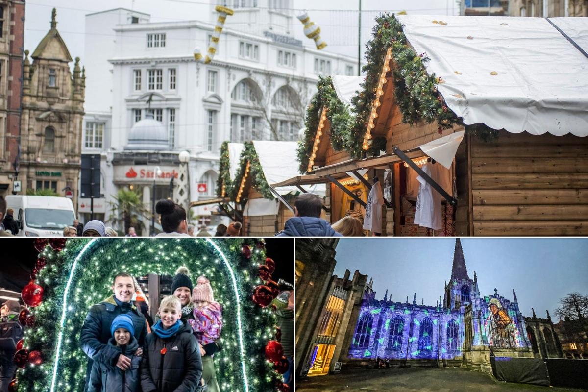 Christmas light switch-on events in Sheffield