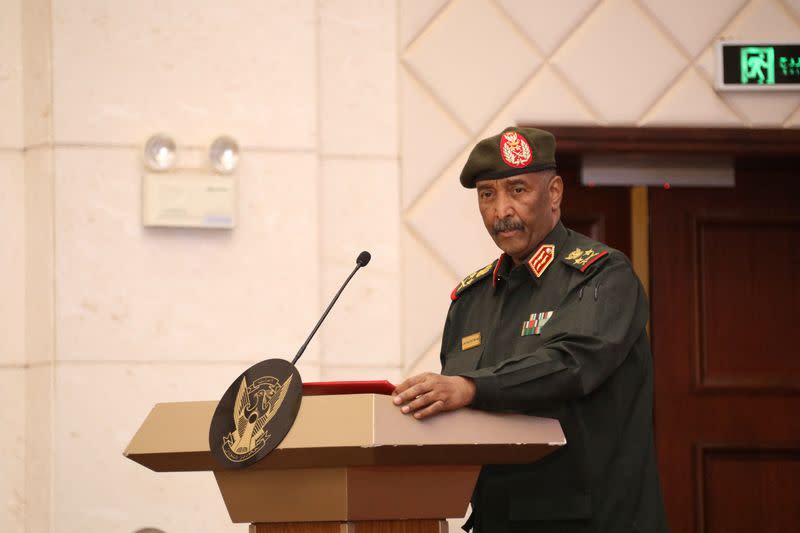 Ceremony to sign framework agreement between military rulers and civilian powers in Khartoum