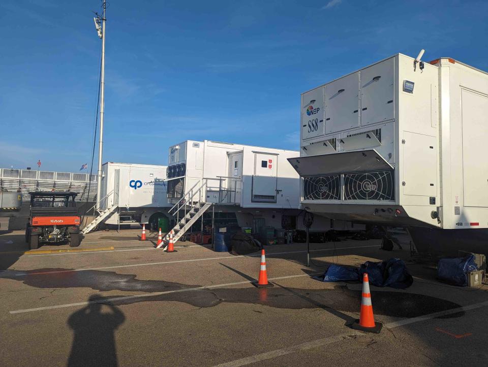 CP Communications Production Village at CrossFit Games.