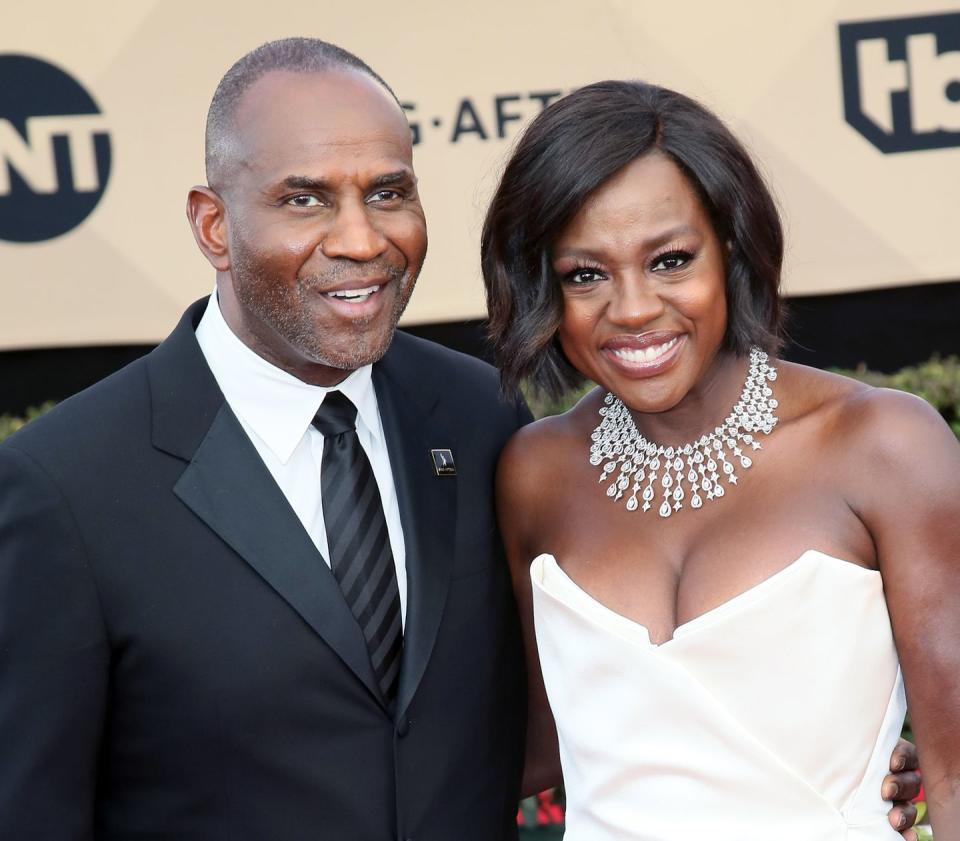 Julius Tennon and Viola Davis