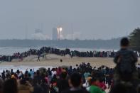 <p>La fusée chinoise Longue-Marche 8 a décollé mardi du centre de lancement de Wenchang sur l'île de Hainan (sud). Dans le futur, la Chine veut qu'elle soit réutilisable, comme le lanceur de SpaceX, Falcon 9.</p>
