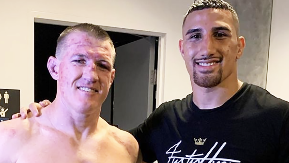 Paul Gallen has admitted the barrage of insults hurled towards Justin Huni prior to their heavyweight bout were all for show, after Huni defeated him in the 10th round. Picture: Instagram