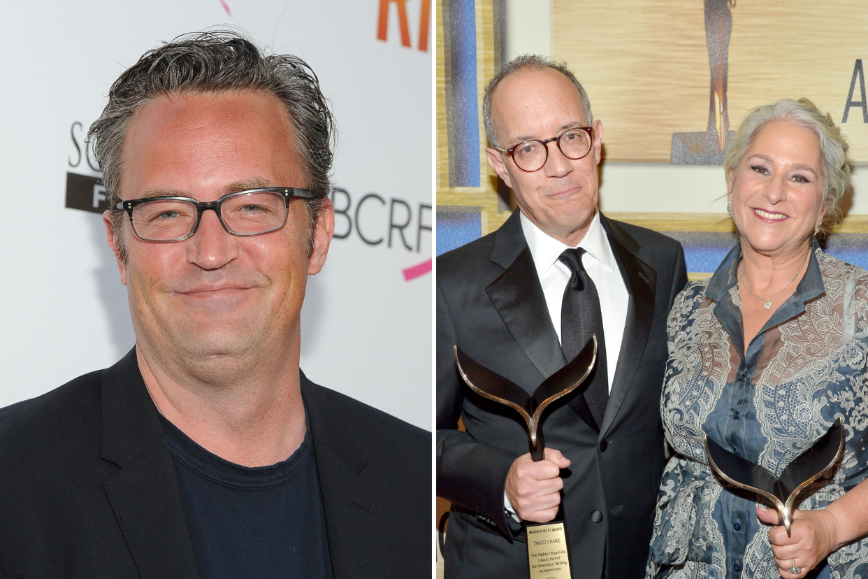 Matthew Perry, David Crane and Marta Kauffman (Getty Images)