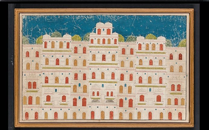 Pair of Indian Architectural paintings  - Christie’s