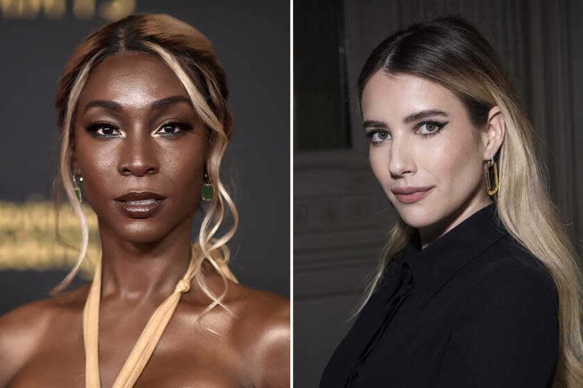 Angelica Ross and Emma Roberts