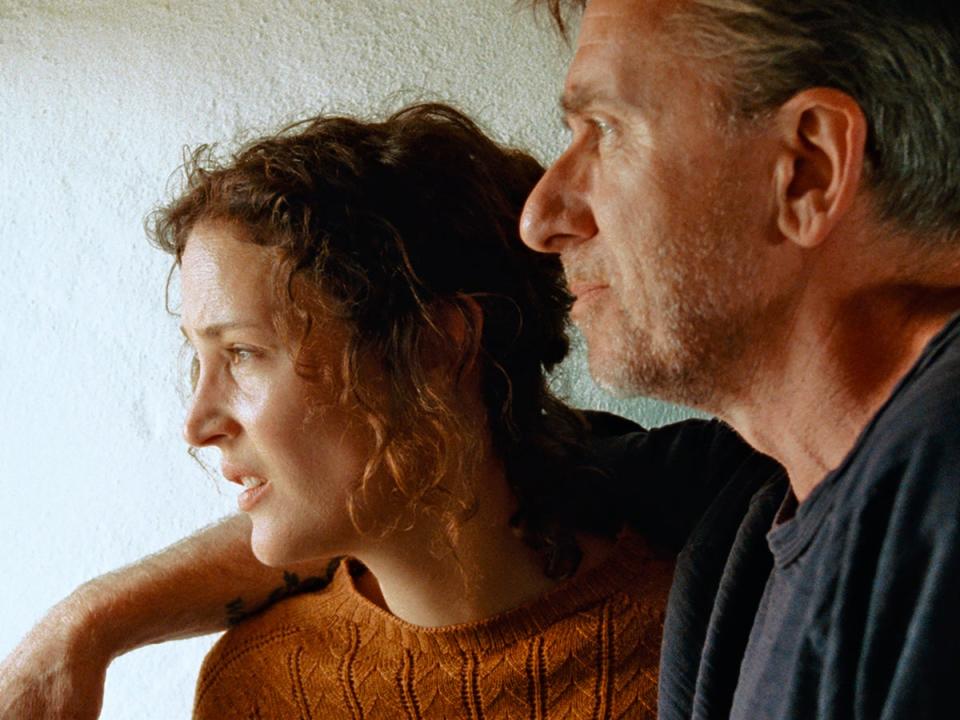 Vicky Krieps and Tim Roth in ‘Bergman Island’ (Mubi)