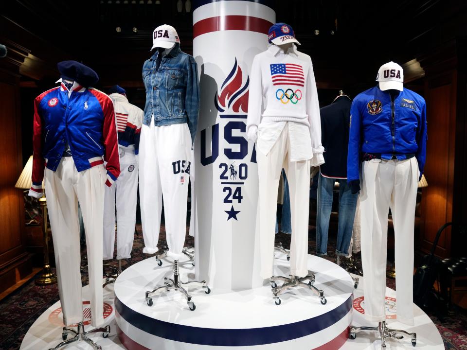 Team USA Olympics attire.