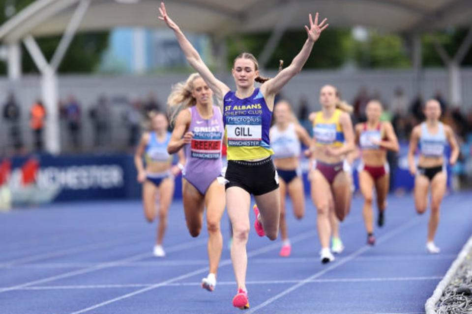 Teenage sensation Phoebe Gill won the 800m final at the British Championships to qualify for the Paris Olympics this summer.