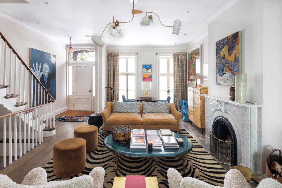This West Village townhouse offers a lavish New York living experience.