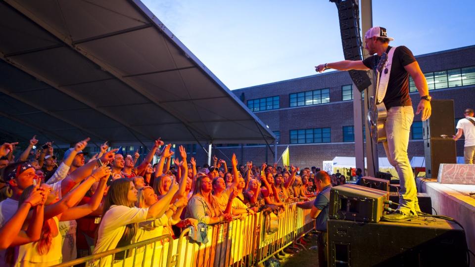 Chase Rice, Indiana State Fair, 2014.