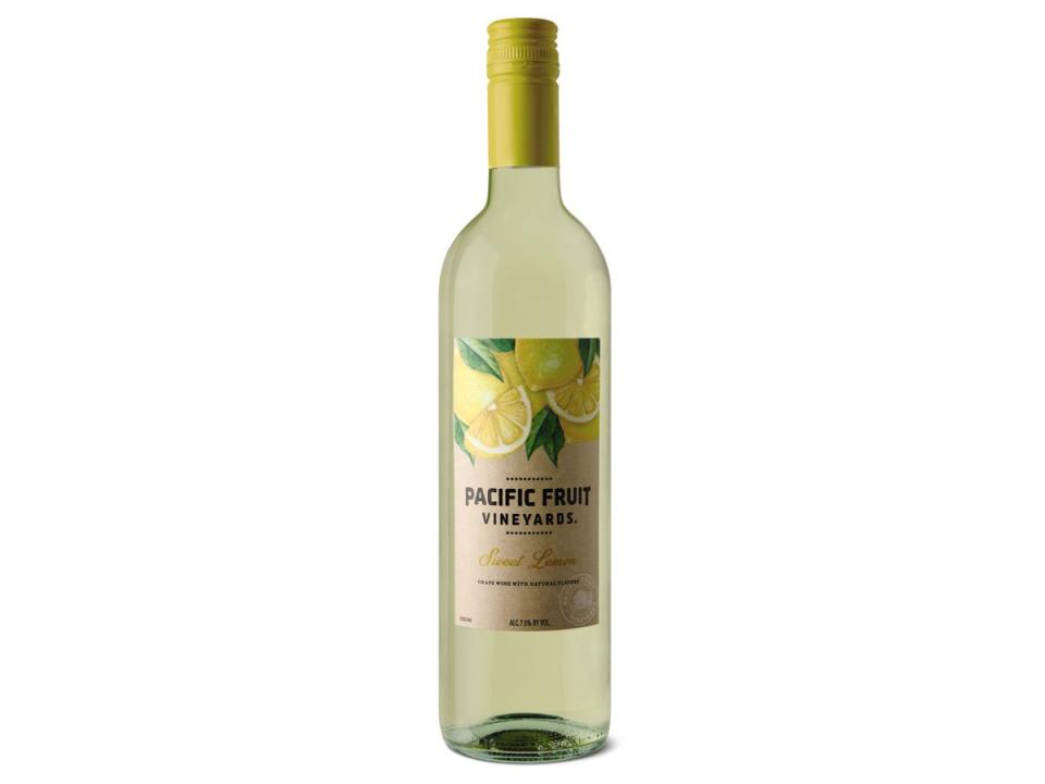 Pacific Fruit Vineyards lemon wine