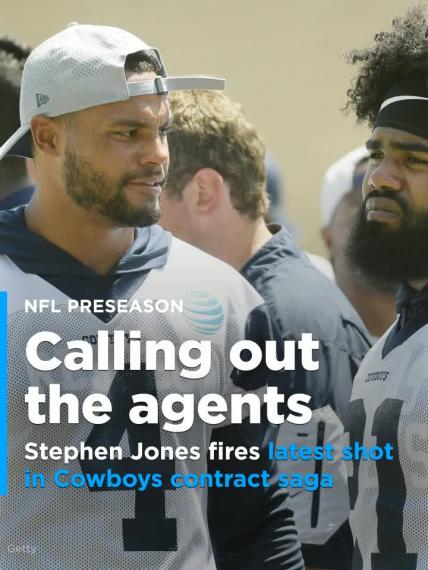 Stephen Jones calls out agents in latest shot in Cowboys' contract sagas