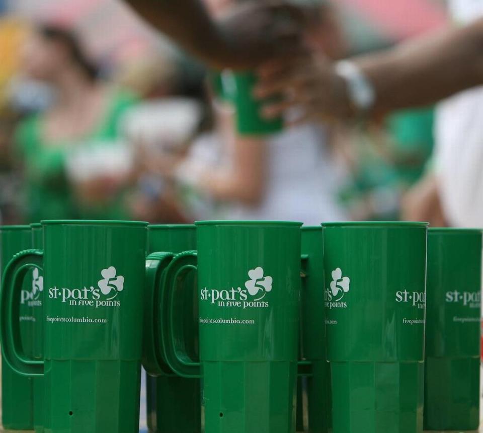 Cups await festivalgoers as one of Columbia’s biggest parties gets underway.