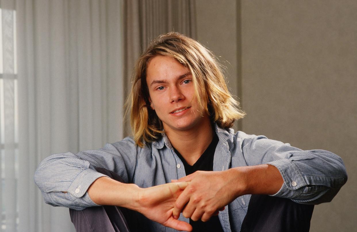 River Phoenix poses in 1988. (Photo: George Rose/Getty Images)
