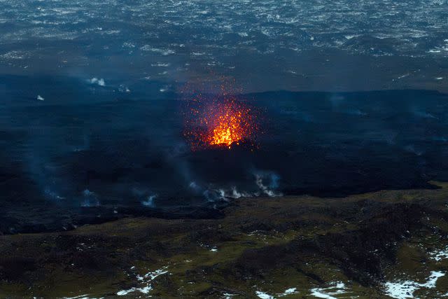 <p>AP Photo/Marco Di Marco</p> A view of the only active vent remaining on Iceland's Reykjanes Peninsula