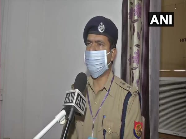 Hathras SP Vikrant Vir speaks to ANI (Photo/ANI)