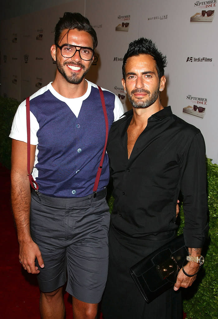 The September Issue NY Premiere 2009 Marc Jacobs Lorenzo Martone