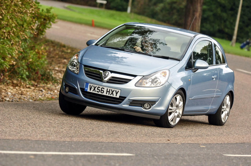 <p>We’re used to 1.0-litre three-pot petrol engines today, but it was a surprise when Vauxhall sprang one in the Corsa in 2000. Would it be gutless? Oh, yes: how about 57bhp and 0-62mph in 16sec? Still, if you weren’t in a hurry, there was 50mpg to savour. (Peppier, less frugal engines are also available.) And it’s a Corsa, so it’s cheap to buy and to run. They’re reasonably rust-resistant but the engine is a little lumpy and there can be issues with its emissions controls.</p>