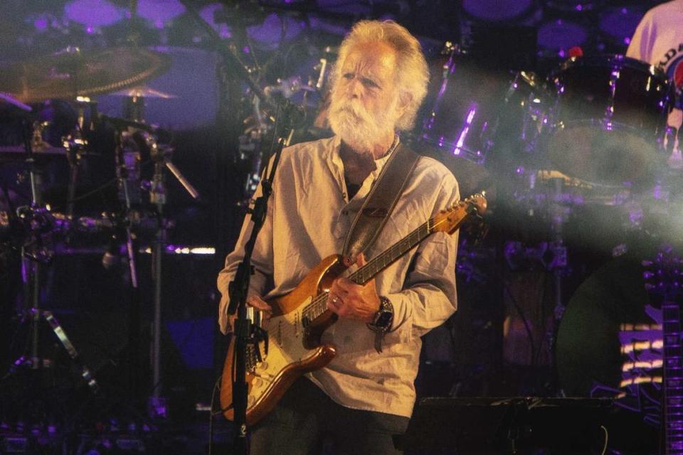 Bob Weir of Dead & Company performs during the “Final Tour” at PNC Music Pavilion on Tuesday night.