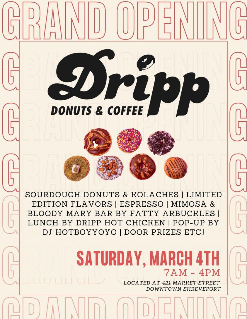 Come for the delicious sourdough donuts, stay for the friends and fun at Dripp Donuts’ Grand Opening Celebration.