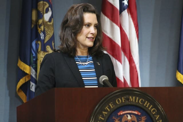 Michigan governor  Gretchen Whitmer (AP)