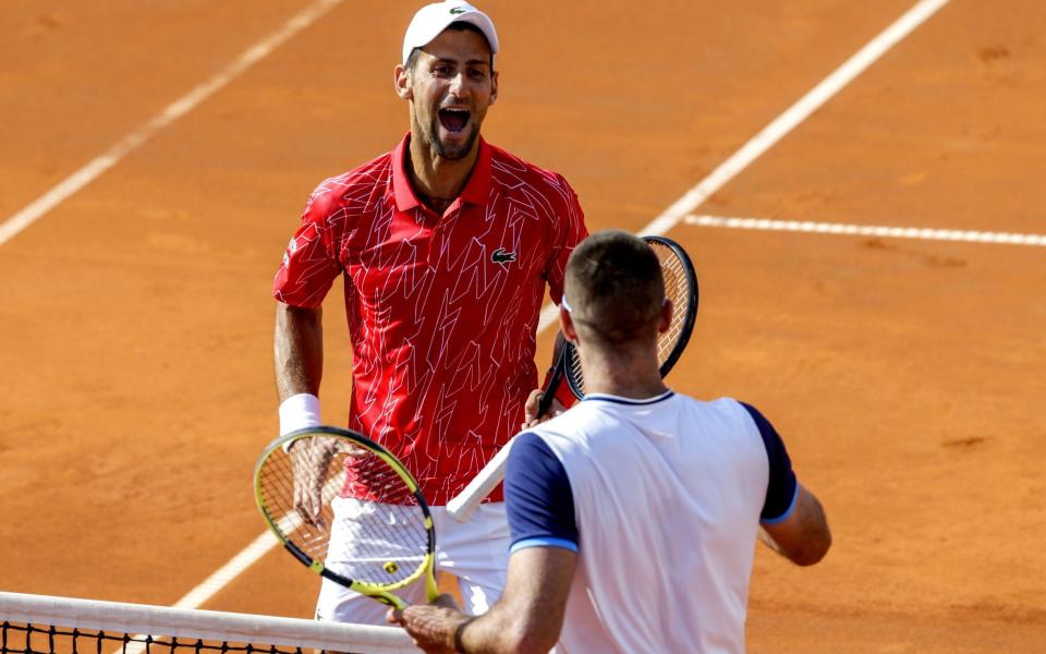 Novak Djokovic Adria Tour - SHUTTERSTOCK