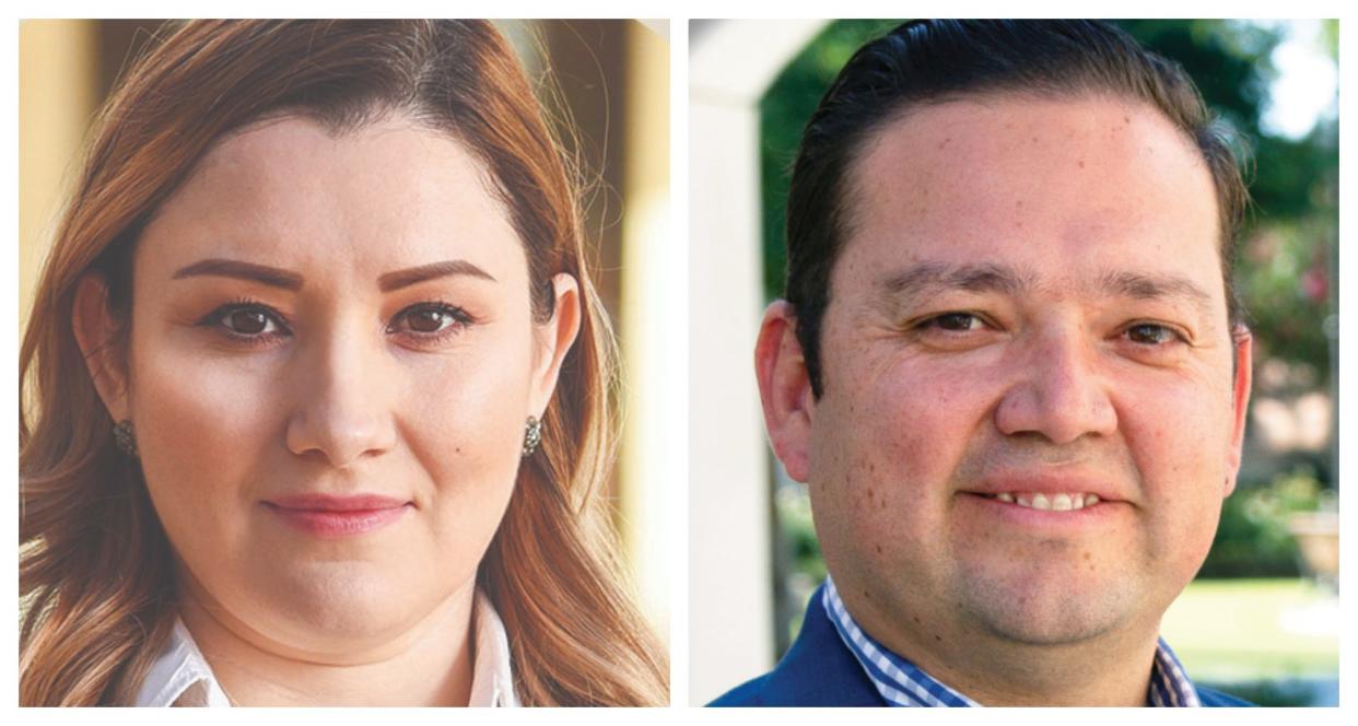 Denise Delgado, left, and Steven Hernandez are running for mayor of Coachella.