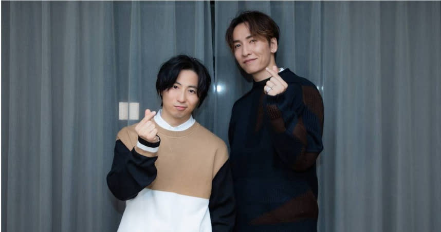 w-inds.暌違近四年來台，今日受訪時學了中文流行語「要確定欸」，想在演唱會上使用。（圖／G-MUSIC、SYL TW提供）