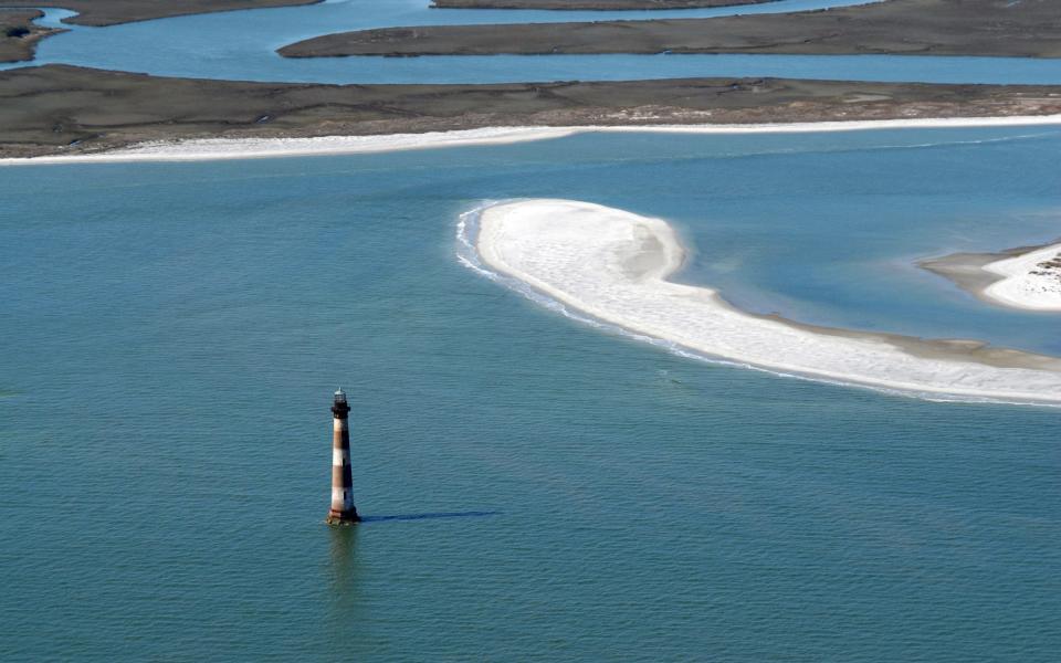 The Morris Island Lighthouse, known as the bewitching Redfield Lighthouse in the series. - Jacqui Agate