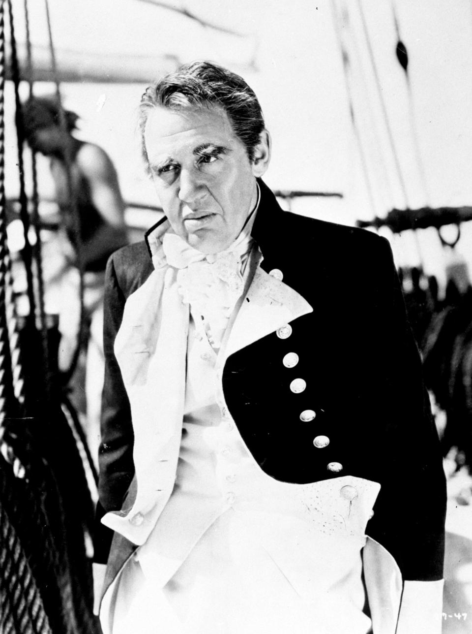 Charles Laughton in Mutiny On The Bounty (PA)