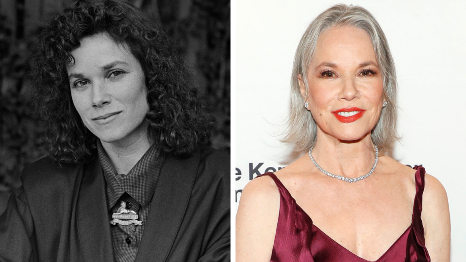 Barbara Hershey from the Beaches cast. Left: 1987; Right: 2021