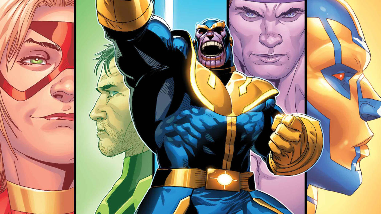  Art from THANOS ANNUAL #1 - "INFINITY WATCH" PART ONE!. 