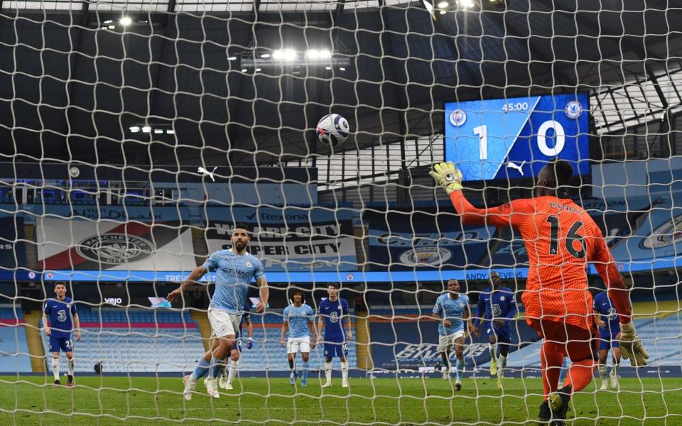 You can bet Aguero will not try the Panenka again in the Champions League final - AFP