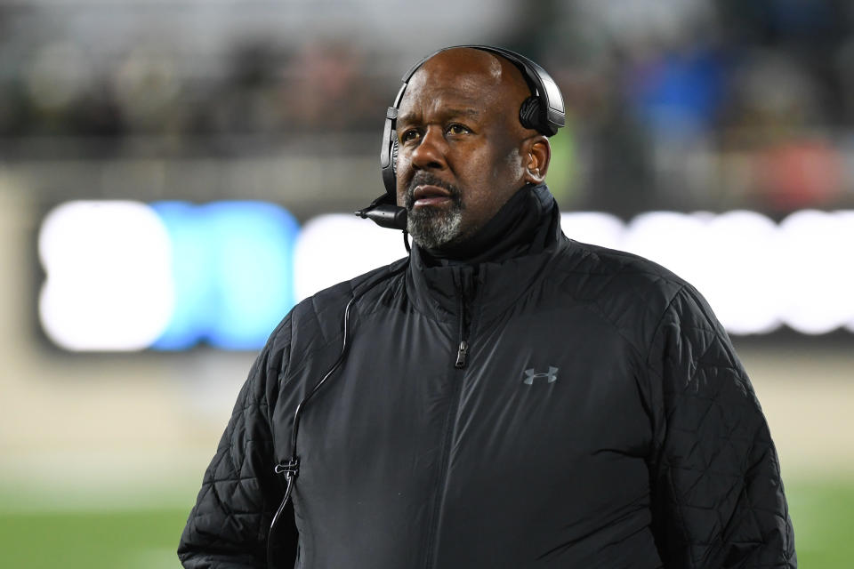 Maryland head coach Mike Locksley