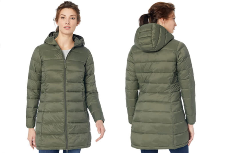 Amazon Essentials Lightweight Water-Resistant Packable Puffer Coat (Photo via Amazon)