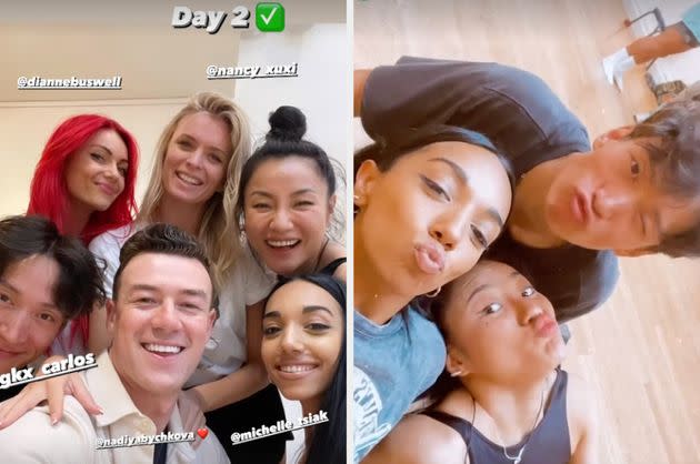 Strictly Come Dancing's pro dancers are back rehearsing for the show (Photo: Instagram)