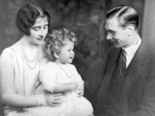 The Duke and Duchess of York with Princess Elizabeth in 1928. (Photo: Daily Mirror/Mirrorpix/Mirrorpix via Getty Images)