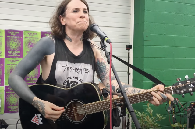 Watch Against Me!'s Laura Jane Grace Perform at the Infamous Four