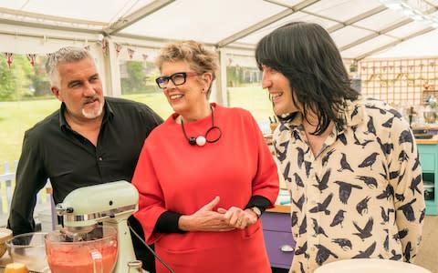 Paul Hollywood, Prue Leith and Noel Fielding - Credit:  Channel 4
