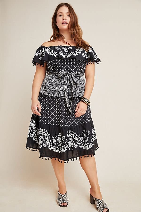 Anthropologie Marisol Off-The-Shoulder Dress (Photo: Anthropologie)