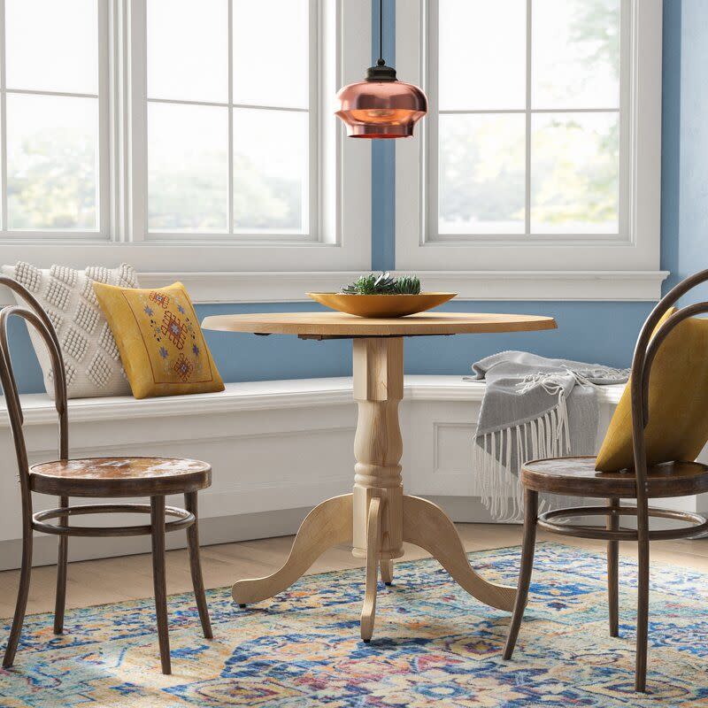 6) Drop-Leaf Dining Table