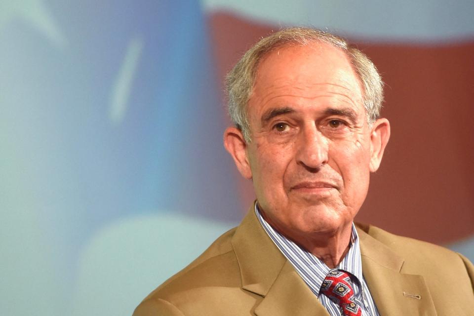 Lanny Davis, Cohen’s former legal adviser and friend, pictured in 2018. He is not involved in the ongoing criminal case in Manhattan but told The Independent that Cohen is ‘under risk’ (AFP via Getty)