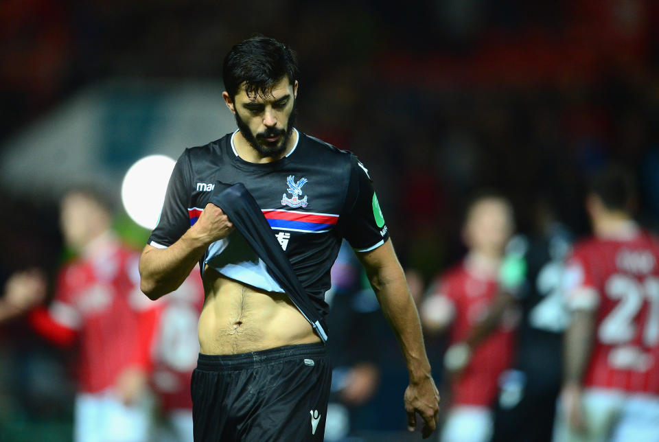 James Tomkins was clearly fouled in the build-up to Bristol City’s equaliser