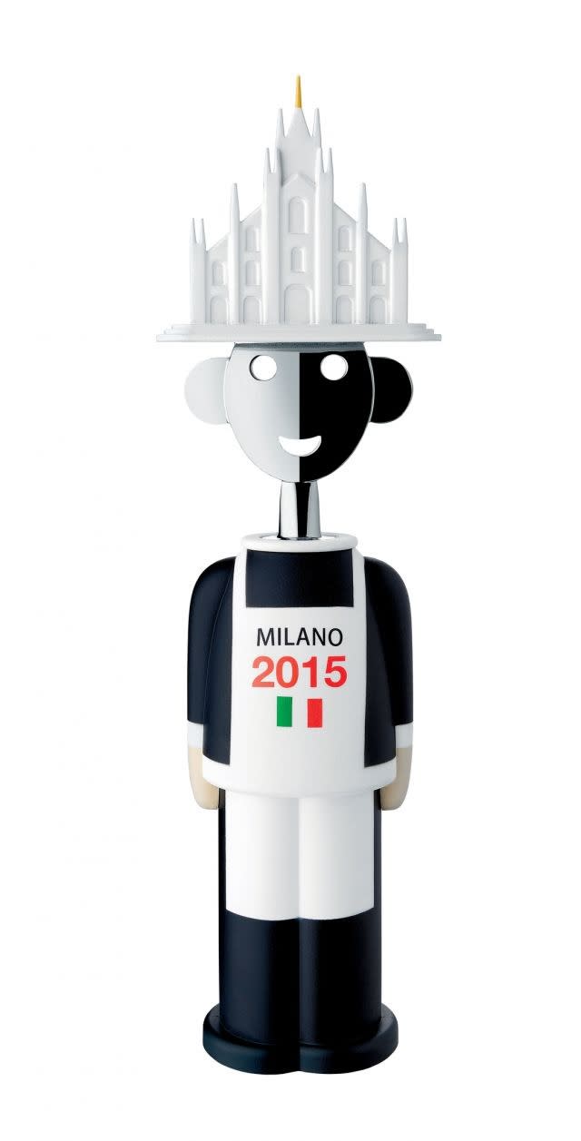 The Alessandro M Duomi di Milano corkscrew by Alessandro Mendini for Alessi